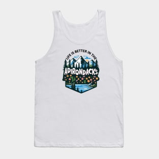 Life is Better in the Adirondacks Graphic Tank Top